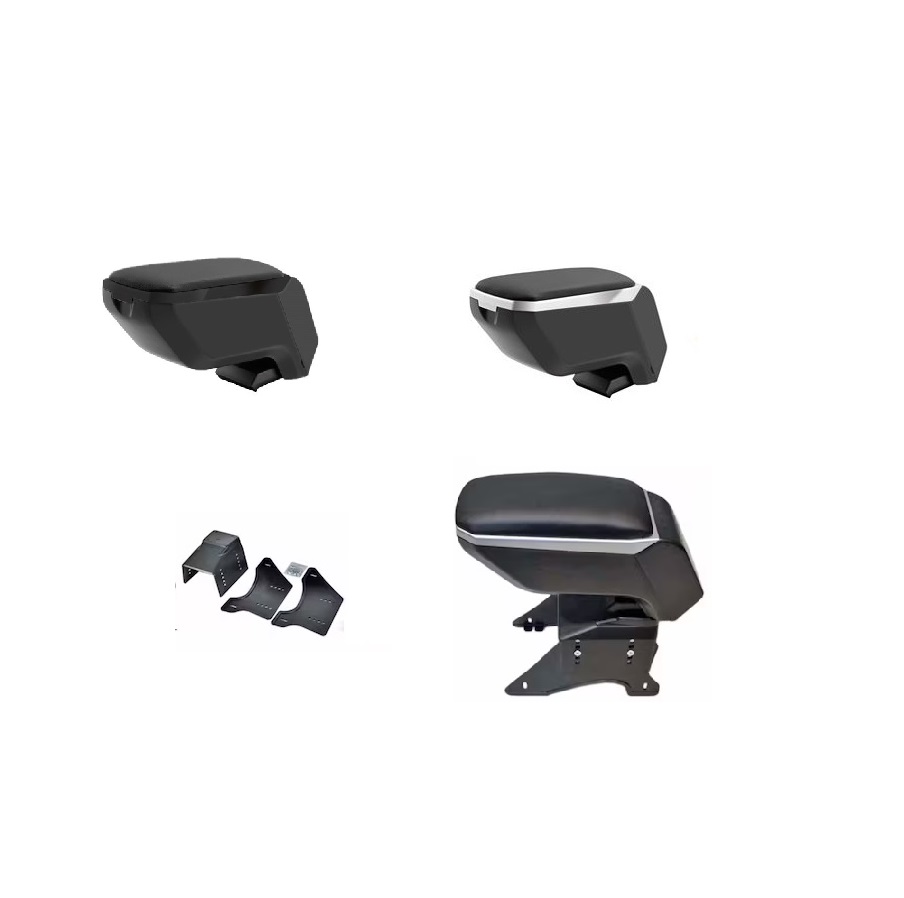 Universal car armrest black and lux