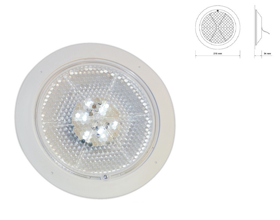 ROUND RECESSED CEILING LAMP LED 12V-24V , Code:YP-102