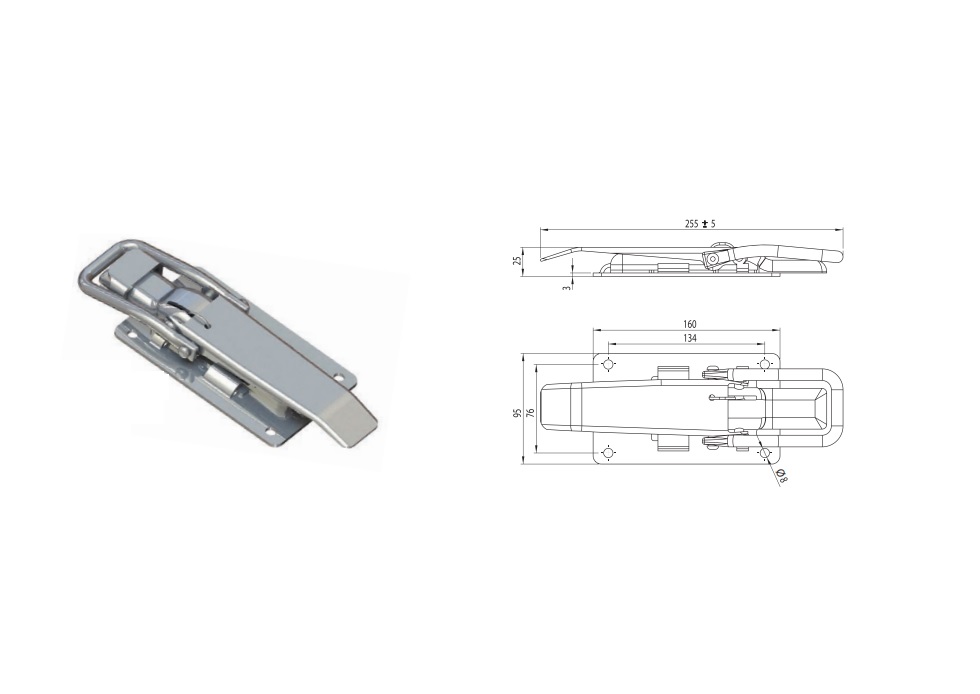 Reccessed Fastener , Code : 152 T001