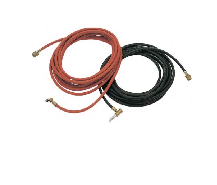 Tire Pump up Hose red and black