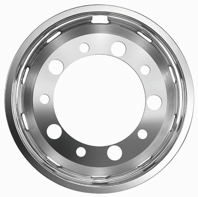 22.5" Stainless wheel cover front , Code:JK112101