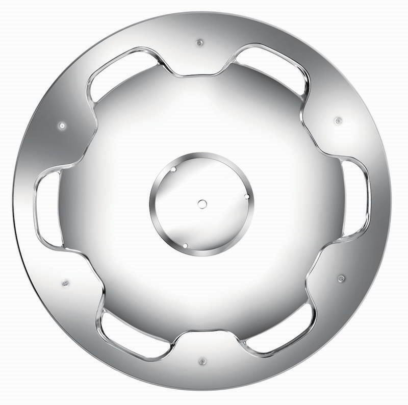 22.5" Nickel wheel cover rear , Code:JK102302